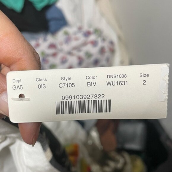 J Crew Tropical Print Women's Black Beige Linen Pencil Skirt Size 2 - Picture 8 of 9